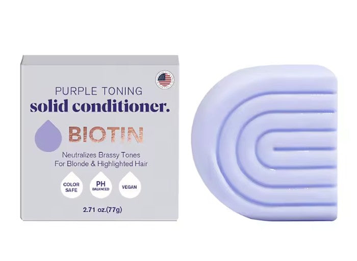 Duo Violet Éclat – Shampooing & Après-Shampooing à la Biotine pour cheveux colorés et gris