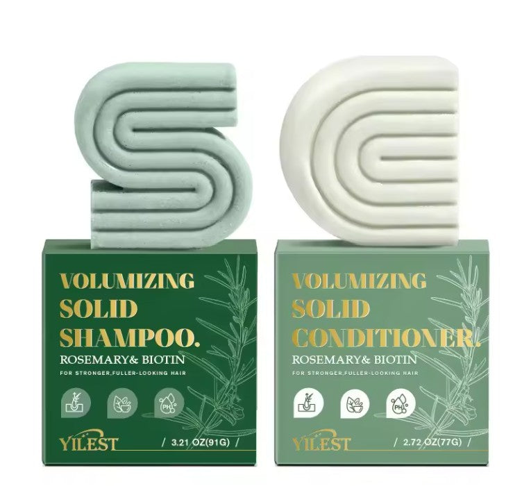 Duo Shampooing & Après-shampooing volumineux aux Romarin & Biotine
